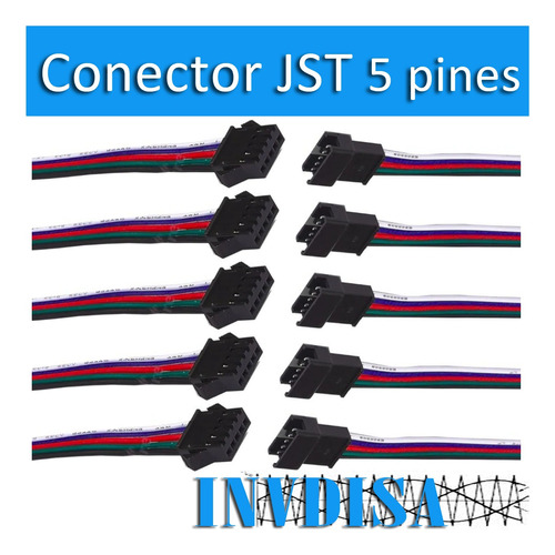 Conector Jst 5 Pines - Msi - Kit 5 - N U E V O