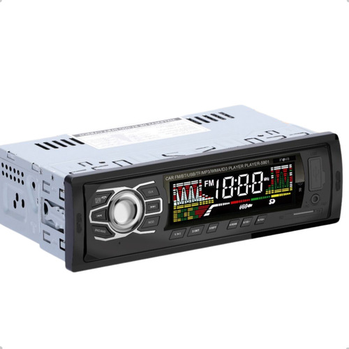 Radio MP3 Som Carro Automotivo Inova PLAYER-5901 com USB Pen Drive Bluetooth Leitor de Cartão SD