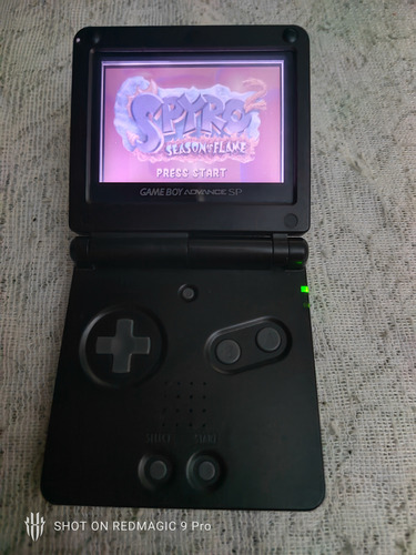 Game Boy Advance Sp Onyx Un Brillo Negro (Usado)