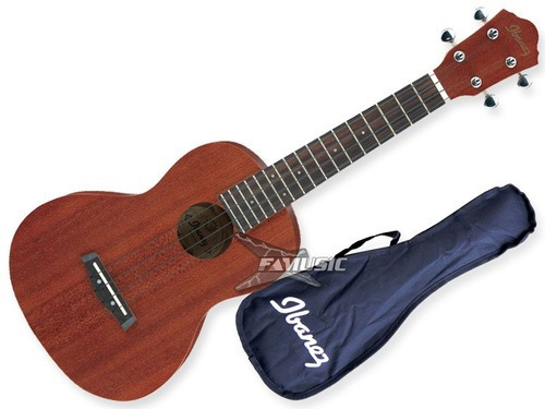 Ukelele Ibanez Ukc10 Concert Caoba Sapele Rosewood C/ Funda