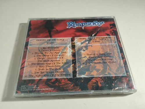 Rhapsody - Dawn Of Victory + Rain Of A Thousand Flames 2 Edición Limitada (Usado)