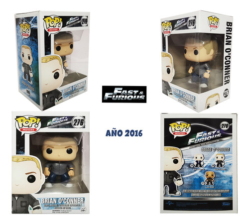 Fast & Furious 2 Funko Pop Toretto Charger Y Brian Año 2016