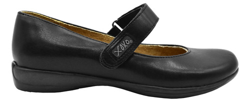 Zapato Escolar  Piel Con Velcro Niña Xoxo Modelo 070