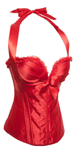 Az. Sexy Pijama Fajas Ajustadas Con Corsé De Corte