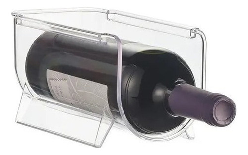 Suporte Organizador De Garrafas Empilhável Vinho 12 Pcs