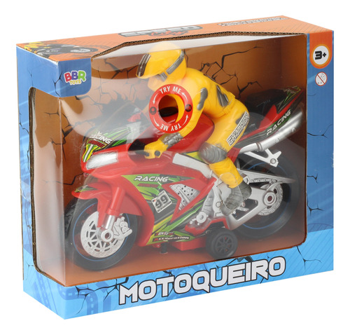 Moto Com Piloto - Bbr Toys 