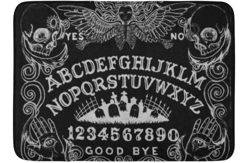 Alfombrilla De Baño Spirit Witch Board Black Gothic Go...