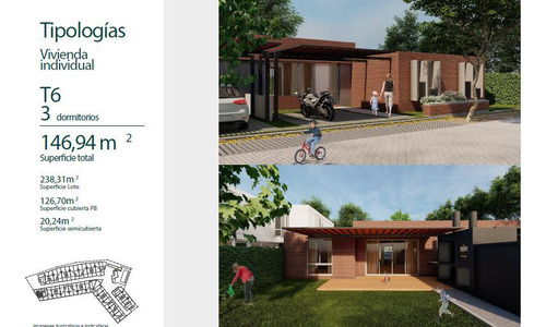 Casa En Housing Las Veras Duplex De 2 Dormitorios Con Patio Valle Escondido