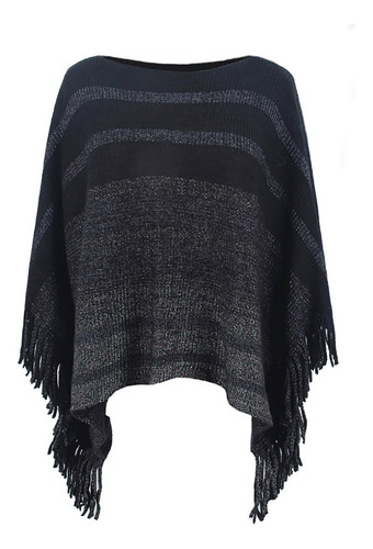 Bufanda Casual A Rayas Para Mujer, Tipo Bufanda, Capa Cálida