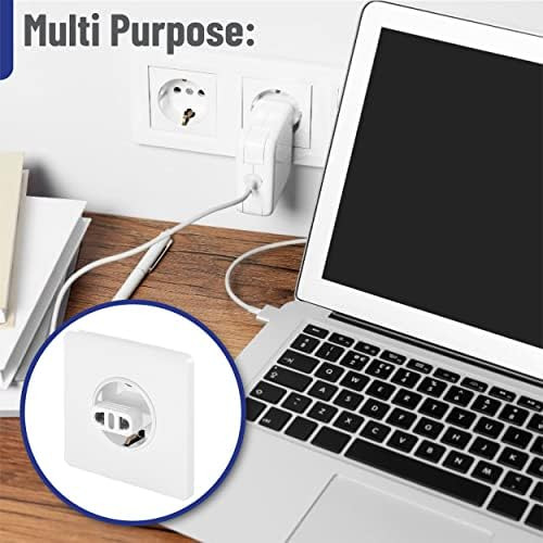 Adaptador De Enchufe De Viaje Bates European Us To Eu, Paque