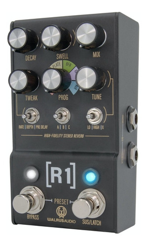 Imagem 3 de 8 de Pedal R1 Walrus Audio Reverb Mako Series High-fidelity