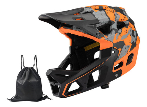 Casco De Ciclismo Casco De Bicicleta, Absorción L Naranja