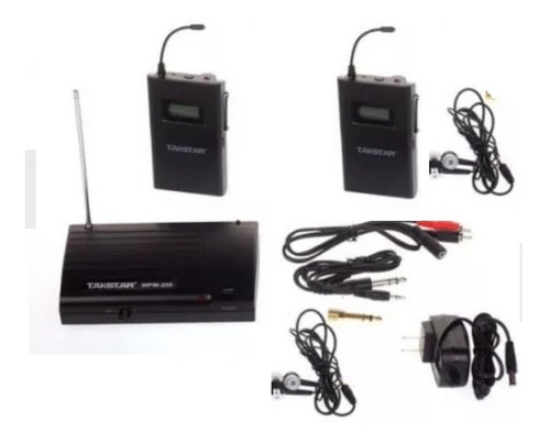 Takstar In-ear Monitor Inalámbrico Pro Wpm-200 Set Con 2 Rec