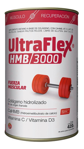 Ultraflex Hmb/3000 Fuerza Muscular Polvo Lata 420g