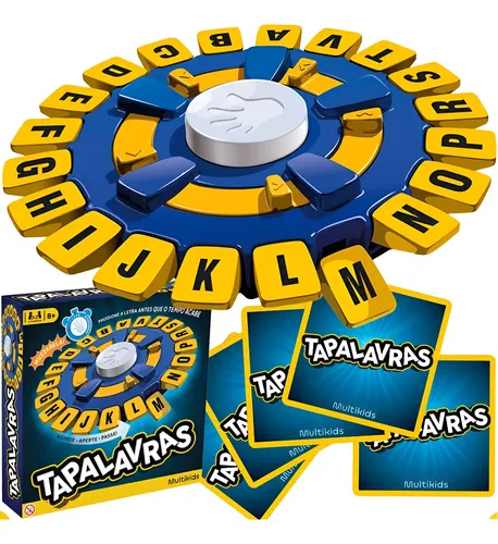 Jogo Tabuleiro Tapalavras Que Trava Letras Trava Letras Stop