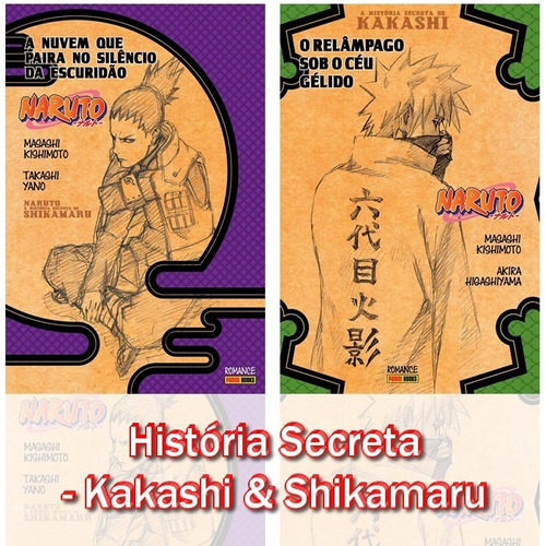 Naruto A História Secreta De Kakashi & Shikamaru Light Novel
