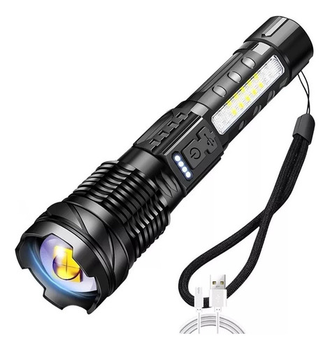 New Style Linterna Led Led De Titanio, Láser Profesional,