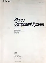Comprar Manual De Usuario Del  Equipo De Música Sony Lbt - A50 