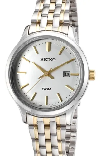 Reloj seiko quartz dorado mujer 2025