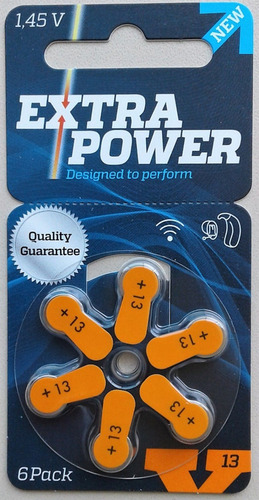 60 Pilhas Baterias 13 Pr48 Aparelho Auditivo Extra Power