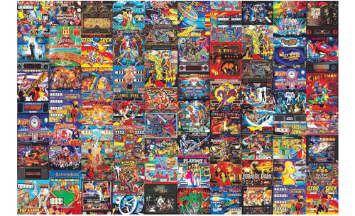 Pinball Parlour Retro Arcade Puzzle Para Adultos Y Niños | J