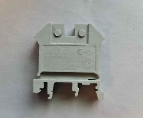 Imagen 2 de 4 de Borne De Paso Universal 10mm2 Zoloda Ukm-10