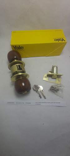 Cerradura Yale .madera # 5304 Llave Boton D0r.