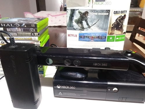 Xbox 360 + Kinect + Joistick+ Juegos