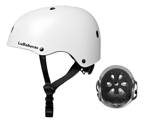 Casco Infantil Bicicleta Regulable Fantasy Blanco Lubabycas