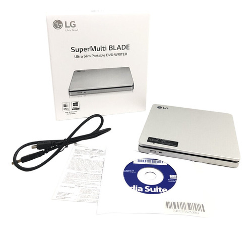 Quemador LG Dvd Slim Externo Mod Ap70ns50 (prod Refurbished) (Reacondicionado)