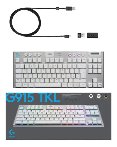 Teclado Mecánico Logitech, Inalámbrico, Retroiluminación Rgb