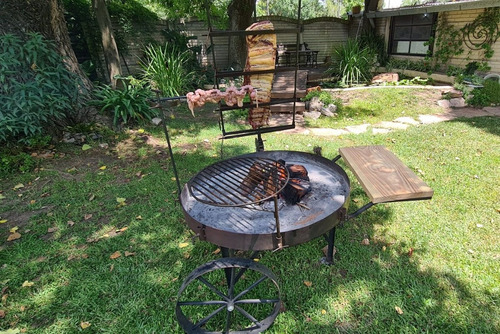 Imagen 3 de 10 de Fogonero Asador Parrillon Lacar Kutral 1mt De Diámetro