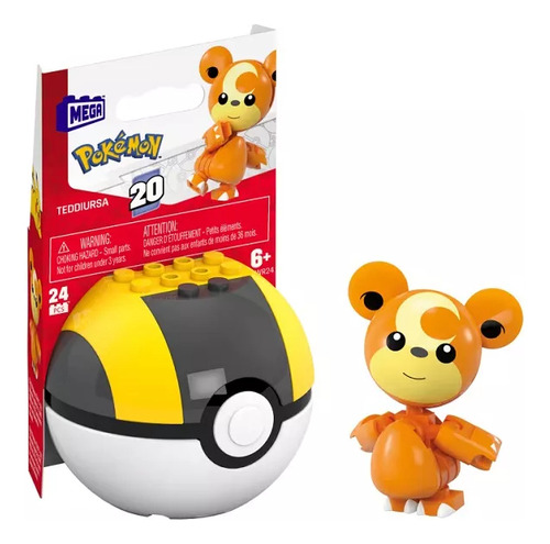 Mega Contrux Pokemon Pokebolas Mattel Fpm00