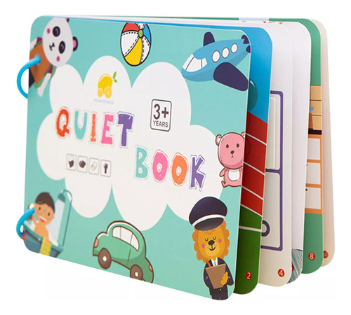 Libro Montessori Quiet Book Busy Book Paste Book.