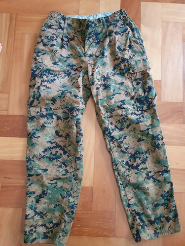 Calça Militar Americana Woodland Marpat / Medium Short V1m 