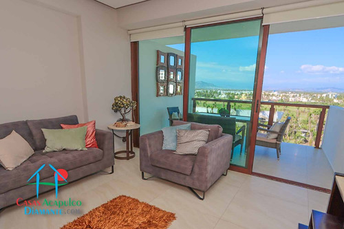 Cad La Isla Emerald B8. Terraza Con Vista A Los Jardines Y Albercas