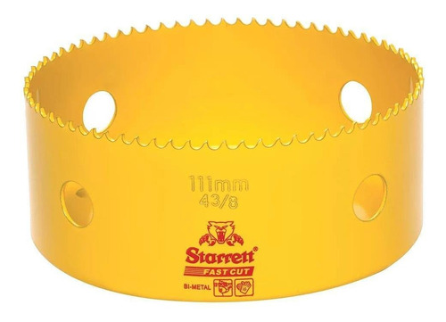 Serra Copo Fast Cut Bi-metal 4.3/8 Fch438-g Starrett