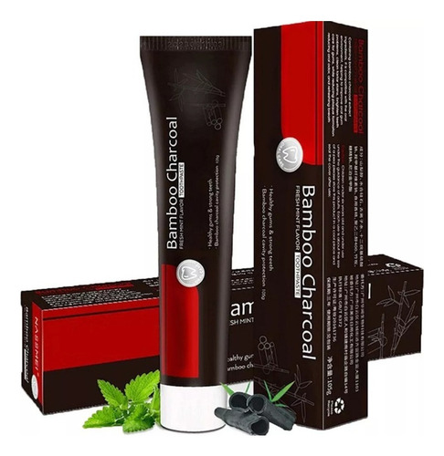 3. Creme Dental De Carvão De Bambu Remove O Tártaro
