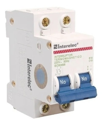 Llave Térmica Interruptor Bipolar 2x32 Amp   Interelec