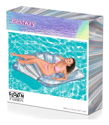 Flotador Inflable Acuático Concha Tornasol Bestway 43414
