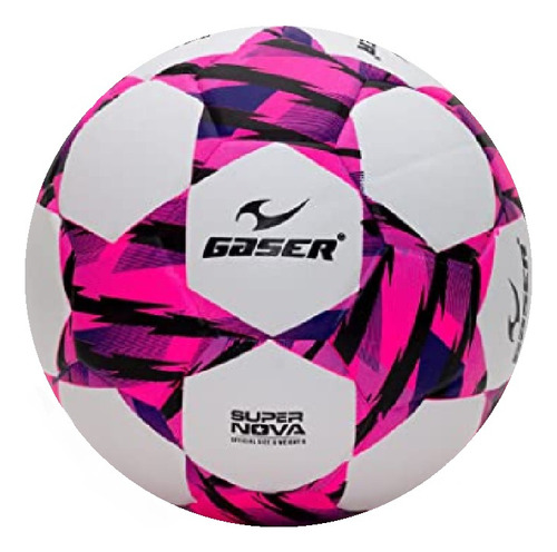 Balón Gaser Futbol Laminado Super Nova Mate Rosa