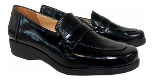 San Crispino Calzado Mocasín Charolnegro 4404