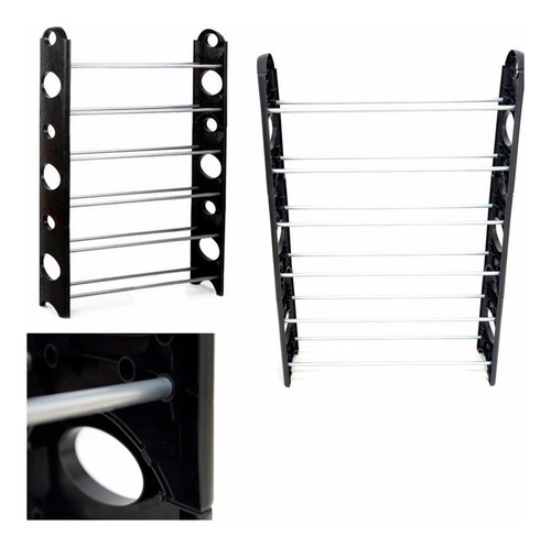 Imagen 4 de 8 de Zapatera Rack Organizador Zapatos 10 Niveles Super Resistent