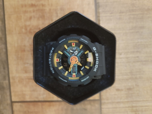 Relógio Original Casio G-shok Ga 110 Pulse Azul E Amarelo