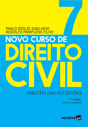 Livro Novo Curso De Direito Civil Vol 7 - Direito Das Sucess