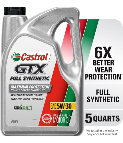 5w 30 Aceite Castrol Full Sintetico Made In Usa Sellado 5w30