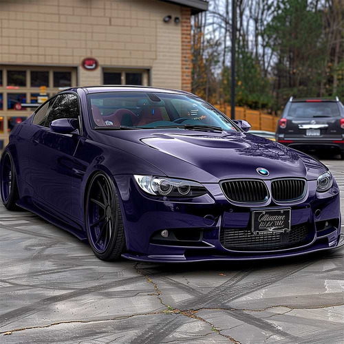 Vinil Automotriz Full Wrap Purple Midnight Metallic 1,52x18 Color Midnight Purple