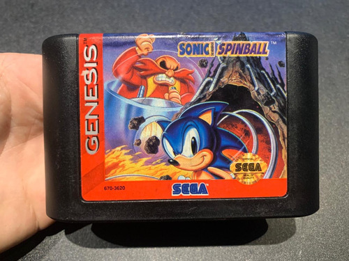 Sonic Spinball Genesis Cartucho (Usado)