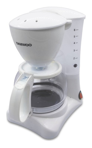 Cafetera Daewoo 650ml Blanca 650w Función Anti Goteo