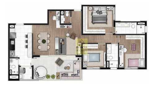 Imagem 7 de 7 de Apartamento À Venda, 116 M² Por R$ 1.654.747,00 - Vila Pompeia - São Paulo/sp - Ap2264
